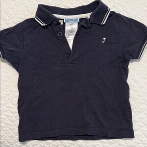Jacadi Paris Dark Blue Kids Polo 24 mos